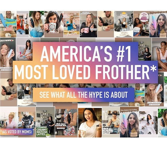 [Free add on item] Zulay Kitchen High Powered Milk Frother Foam Maker - Picture 6 of 12